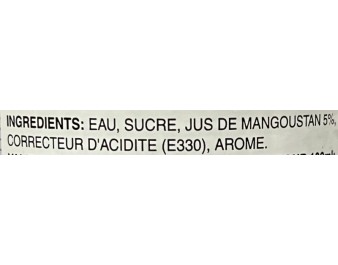 BOISSON AU MANGOUSTAN