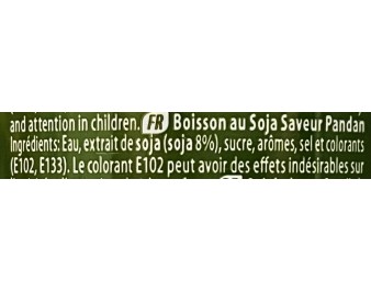 BOISSON AU SOJA PANDAN