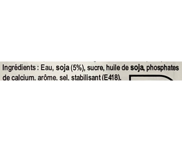 BOISSON AU SOJA