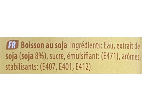BOISSON AU SOJA