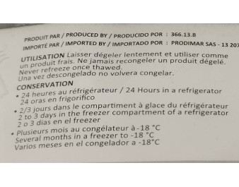 POISSON THON EN TRANCHE ****