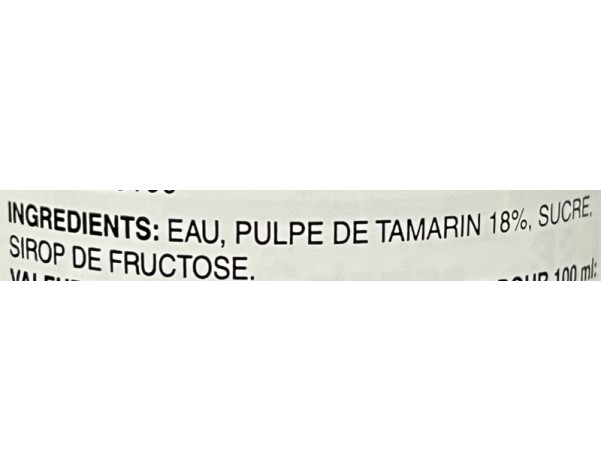 BOISSON AU TAMARIN