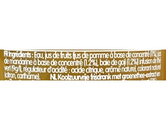 BOISSON AU THE VERT ET BAIE DE GOJI