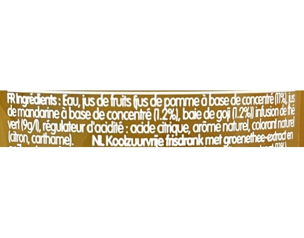 BOISSON AU THE VERT ET BAIE DE GOJI