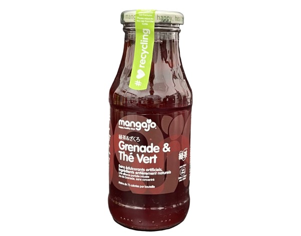 BOISSON AU THE VERT ET GRENADE