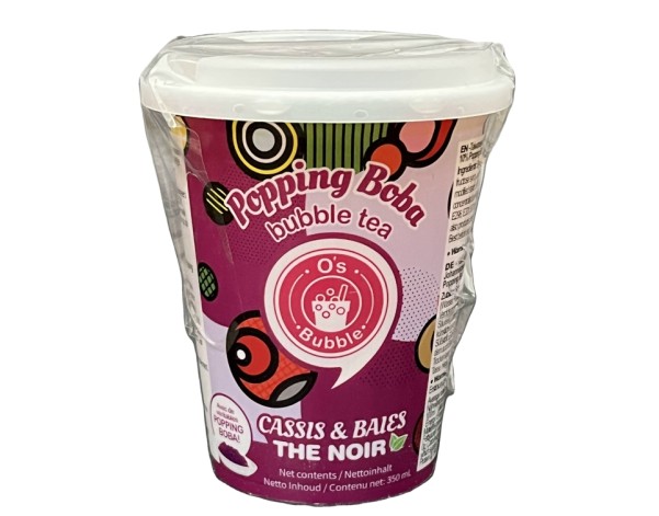 BOISSON THE NOIR CASSIS BAIES POPPING BOBA