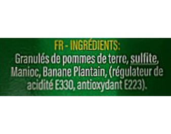 FARINE DE BANANE PLANTIN