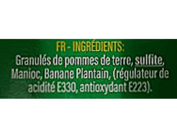 FARINE DE BANANE PLANTIN