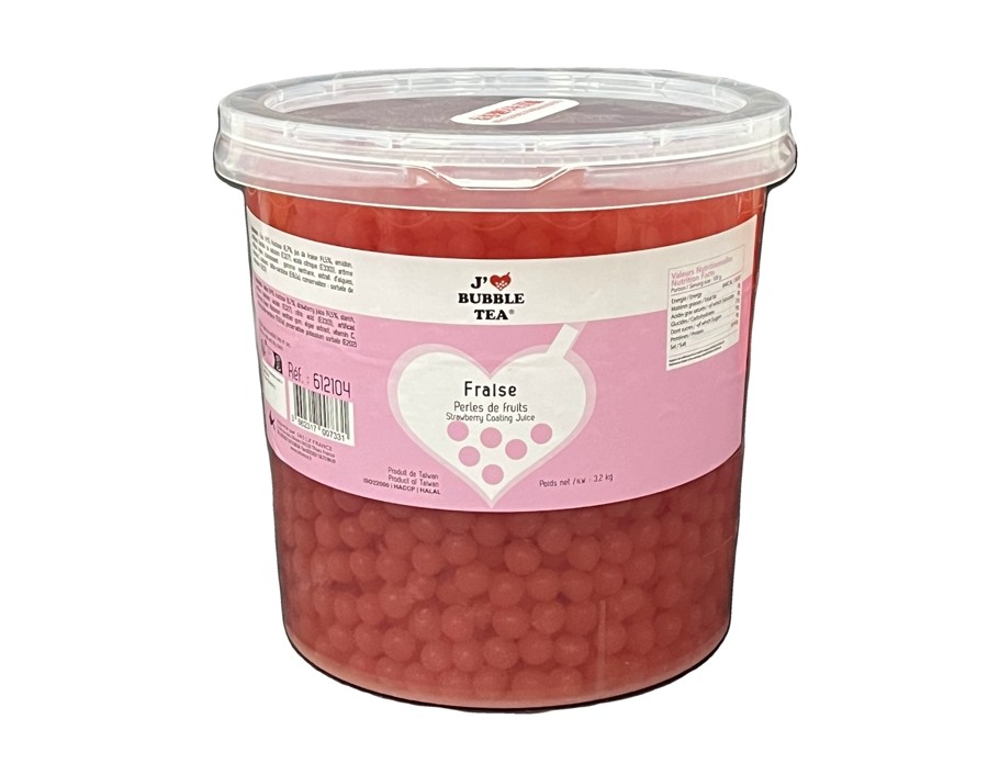 PERLE DE FRUIT FRAISE BUBBLE TEA