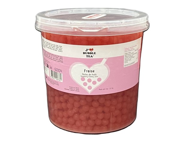 PERLE DE FRUIT FRAISE BUBBLE TEA