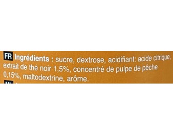 PREPARATION POUR BOISSON A LA PECHE