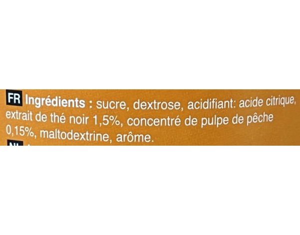 PREPARATION POUR BOISSON A LA PECHE