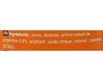 PREPARATION POUR BOISSON AU GINGEMBRE