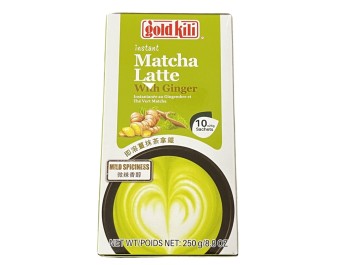 PREPARATION POUR BOISSON AU THE VERT ET GINGEMBRE AU LAIT