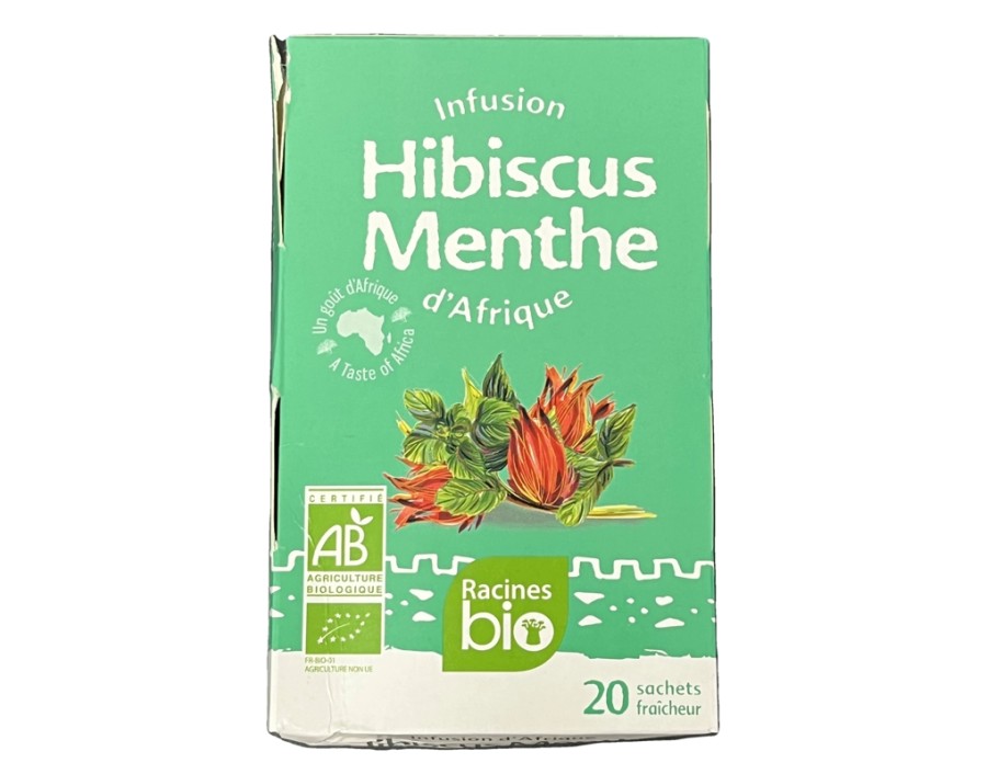 TISANE AU BISSAP / HIBISCUS MENTHE 20 P. BIO