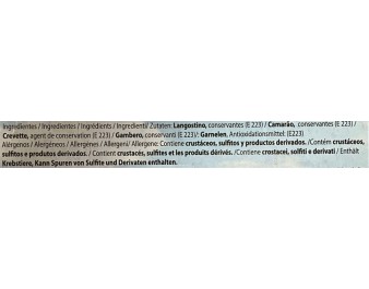 CREVETTES ENTIERES 16/20 ****