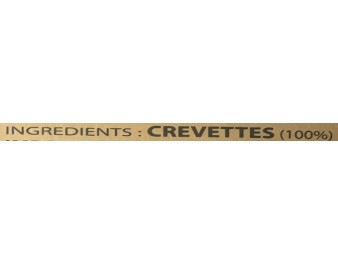CREVETTES ENTIERES 2/4 ****