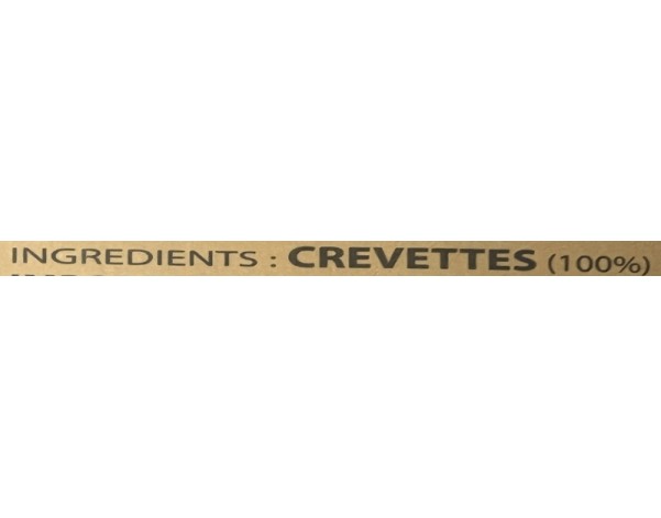 CREVETTES ENTIERES 2/4 ****