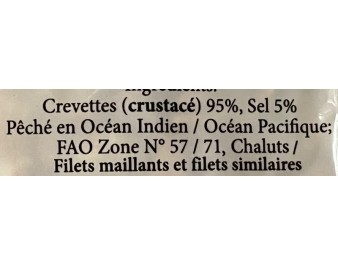 CREVETTES SECHEES ****