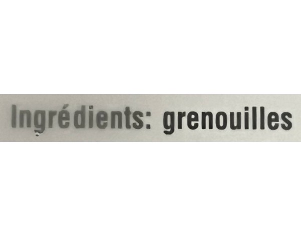 CUISSE DE GRENOUILLE 6/8 ****