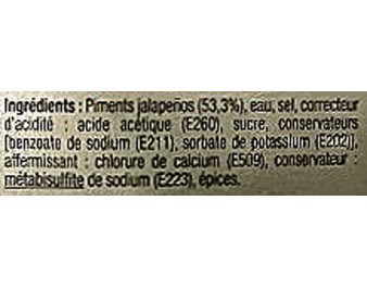 PIMENT JALAPENOS EMINCE