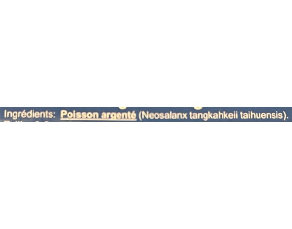 POISSON ARGENTE 3-5 CM ****
