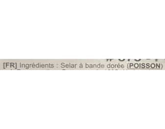 POISSON PETIT SECHE (CA CHI VANG) ****