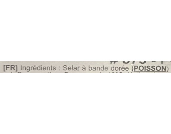 POISSON PETIT SECHE (CA CHI VANG) ****