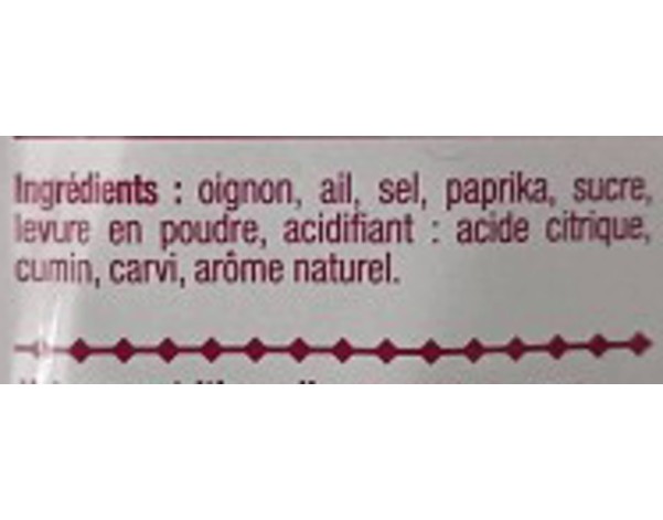 POUDRE ASSAISONNEMENT GUACAMOLE MIX’