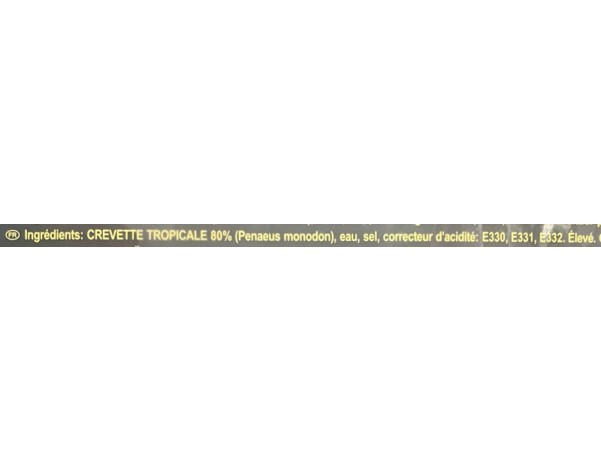 QUEUE DE CREVETTE 13/15 PTO ****