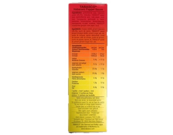 SAUCE DE PIMENT HABANERO