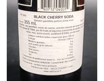 SODA CERISE NOIRE