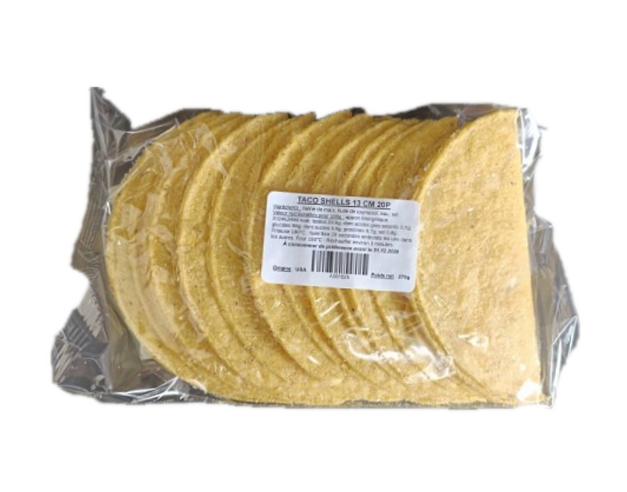 TACO SHELLS 13 CM 20 P.