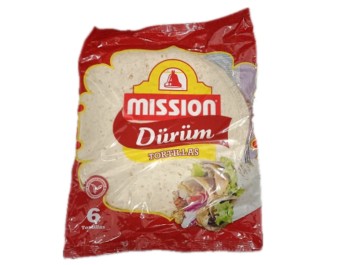 TORTILLAS DE BLE 25 CM 6 P.