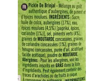 MELANGE A L’AUBERGINE BRINJAL MOYEN
