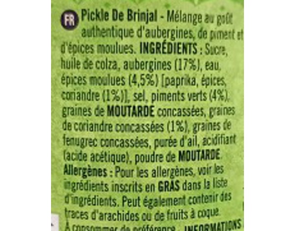 MELANGE A L’AUBERGINE BRINJAL MOYEN