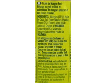 MELANGE A LA MANGUE ET AU PIMENT FORT