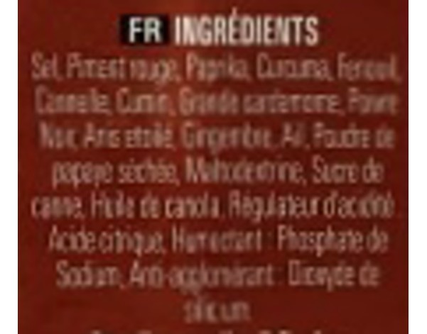 MELANGE D’EPICES CHICKEN TIKKA