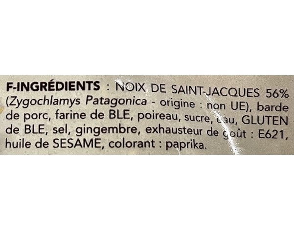BOUCHEE AU ST. JACQUES 15 P. ****