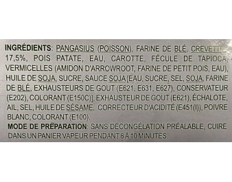 BOUCHEE AUX CREVETTES 20 P. ****