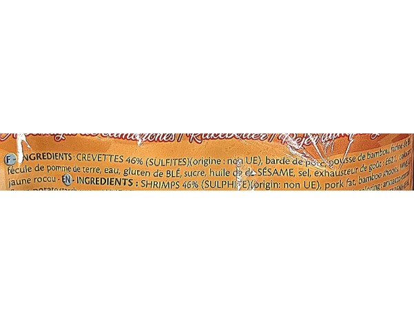 BOUCHEE AUX CREVETTES 50 P. ****