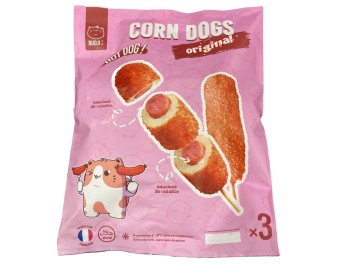 CORN DOGS SAUCISSE VOLAILLE ORIGINAL HALAL 3 P. ****