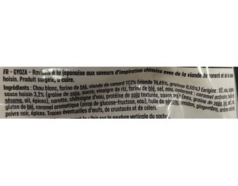 RAVIOLIS AU CANARD 30 P. ****