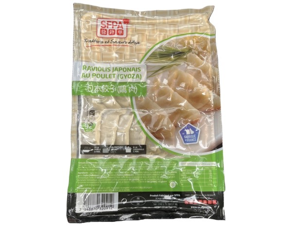 RAVIOLIS AU POULET ET LEGUMES GYOZA 32 P. ****