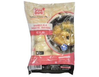 RAVIOLIS CHINOIS AUX CREVETTES 10 P. (SUI KAO) ****