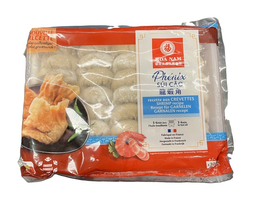 RAVIOLIS CHINOIS AUX CREVETTES 30 P. (SIU KAO) ****