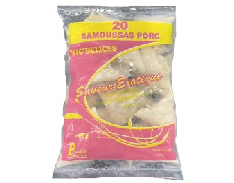 SAMOUSSAS AU PORC 20 P. ****