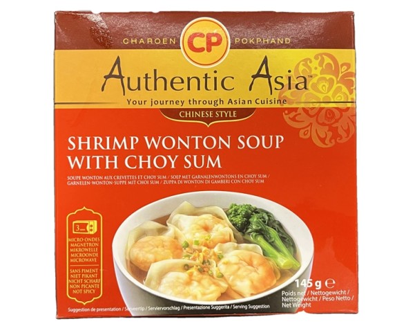 SOUPE RAVIOLIS AUX CREVETTES ****