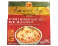 SOUPE RAVIOLIS AUX CREVETTES TOM YUM ****