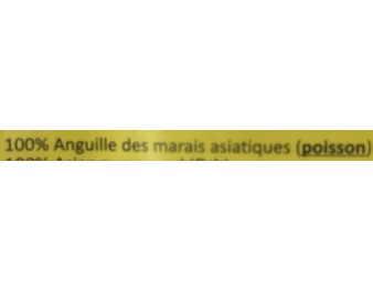 ANGUILLE COUPE ****
